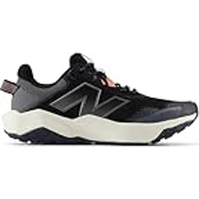 New Balance Women's DYNASOFT NITREL v6 in Black/Grey/Red Textile, size 4.5 Narrow