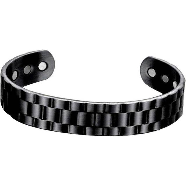 (Black, One size) 2025 New Hot Ultra Magnetic Copper Bracelet for Women with Magnets, Valentines Day Gift - Blue (XL)