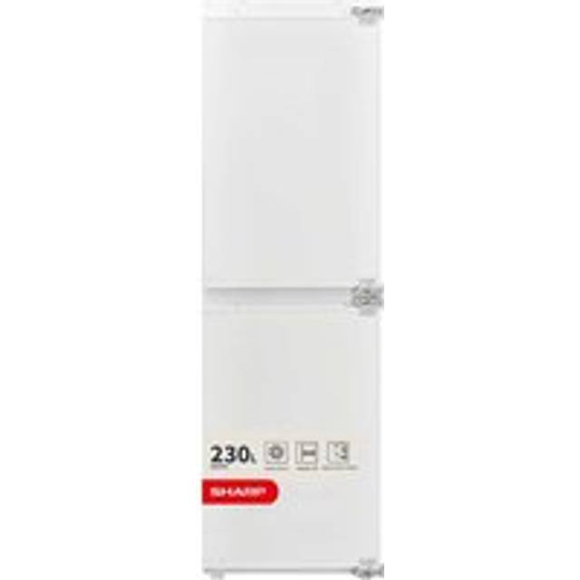 SHARP SJ-BE227M00X-EN Integrated 50/50 Fridge Freezer - Fixed Hinge, White