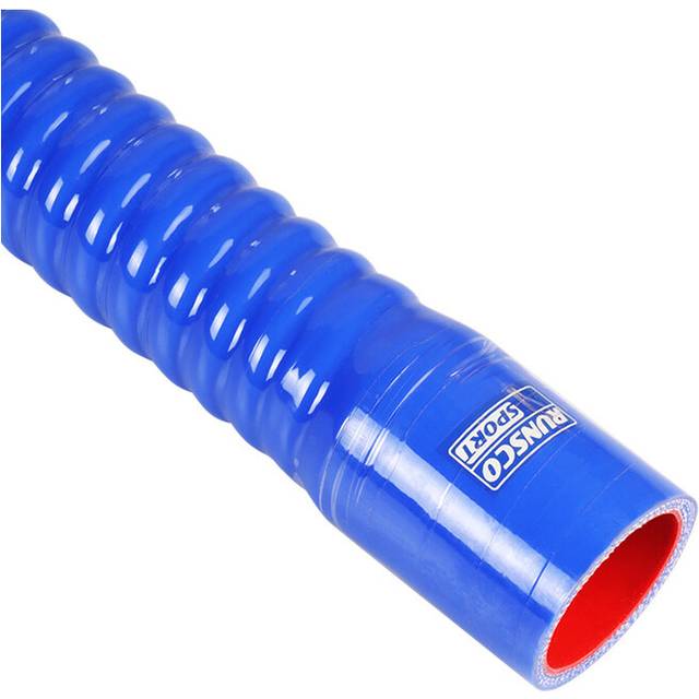 (Blue-ID-38mm) ID30/32/34/36/38mm Silicone Flexible Hose Pipe Radiator Tube Air Intake High Pressure Rubber Joiner Pipe Blue Red Black L:50cm
