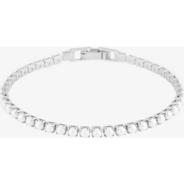 Snö of Sweden Lucy Pearl Bracelet Silver White Onesize