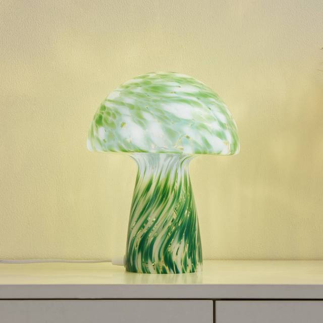 Lindby - Table Lamp 'Hubi' made of Glass for Living Room & Dining Room