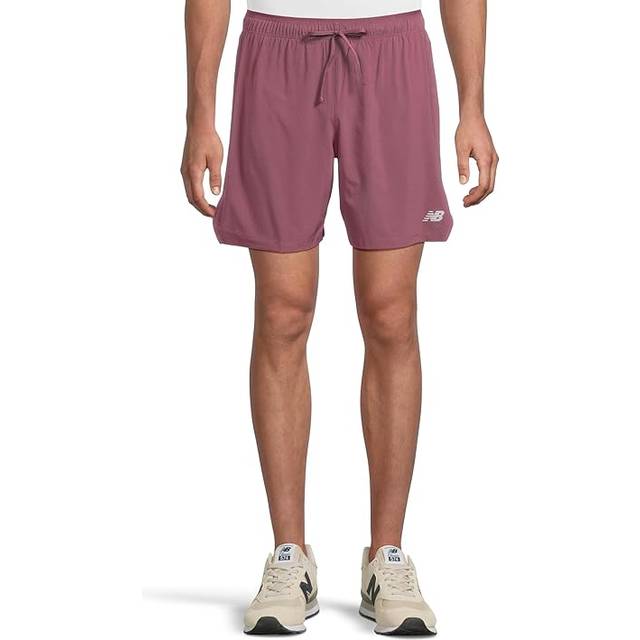 New Balance RC Short 7&#34; - L&#xF6;parshorts - Herr Faded Plum L - Inseam 7&#34;