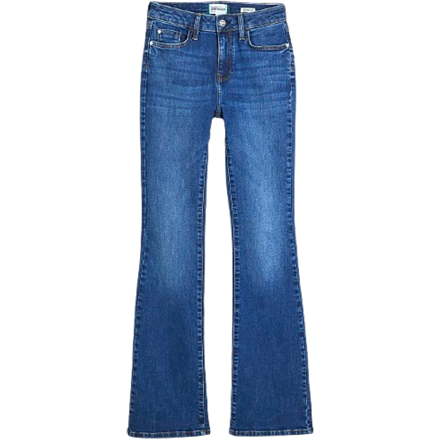 River Island Denim Mid Rise Bootcut Jeans, Blue, Size 16, Inside Leg Long, Women -  inside leg LONG,16