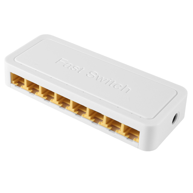8 Ports RJ45 Gigabit Ethernet Switch 1000 Mbps Mini Network Switches VLAN Splitter Lan Hub EU Plug