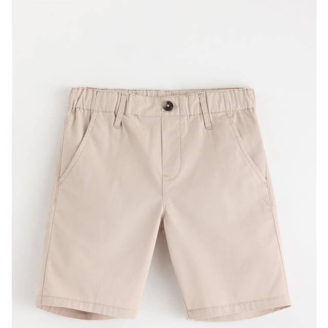 Lindex Kids' Chino Shorts, Light Grey