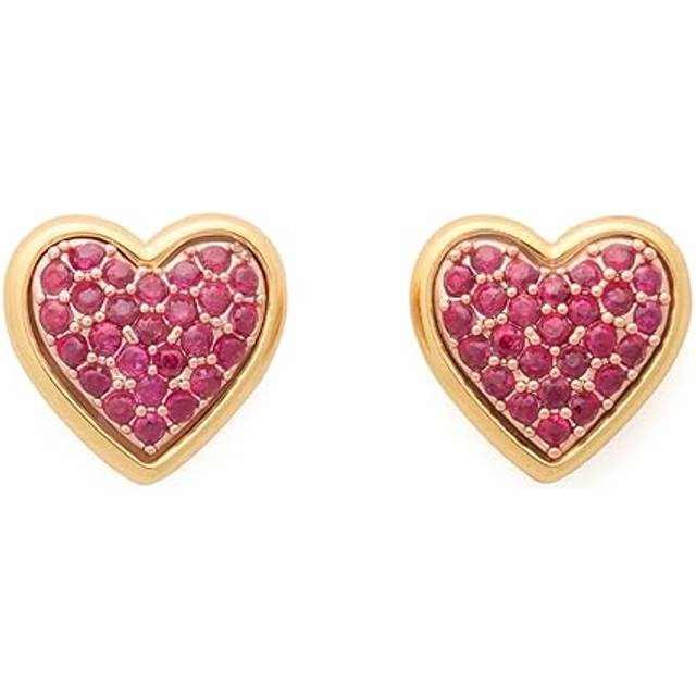 Kate Spade With All My Love Pave Studs - RED