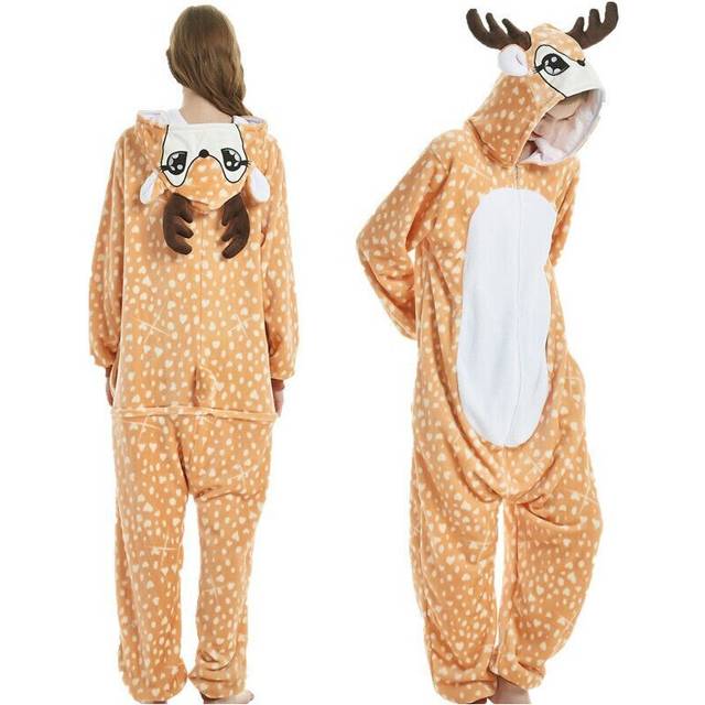 (Green Dinosaur, S) Unisex adult animal one-piece leisure wear pajamas