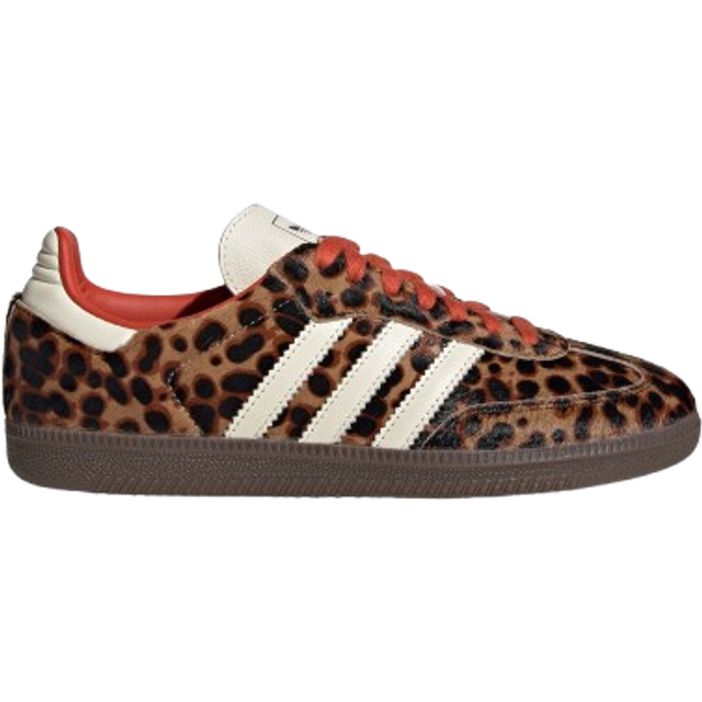 adidas Originals – Samba – Bruna, leopardmönstrade sneakers