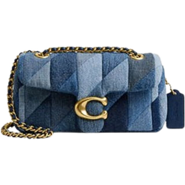 Coach Quilted Patchwork Denim 20 Tabby Shoulder Bag, B4/Denim Multi