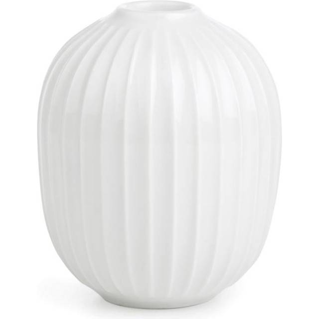 Kähler Hammershøi Lysestage 10 cm. - H:10 B:8,5 cm Ljusstakar För Kronljus Från Magasin - Hvid (H:10 B:8,5 cm)