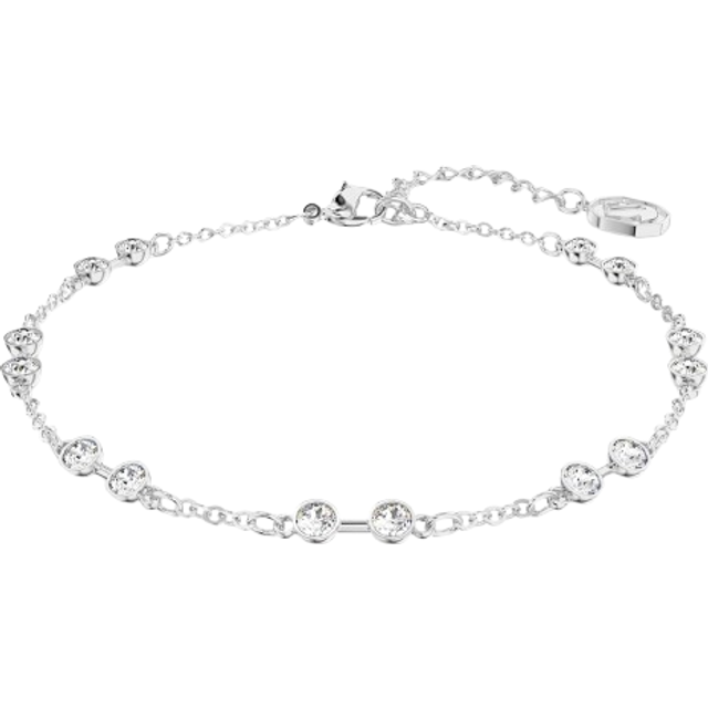 Swarovski Remix Collection Strand Rundschliff Weiß Rhodiniert