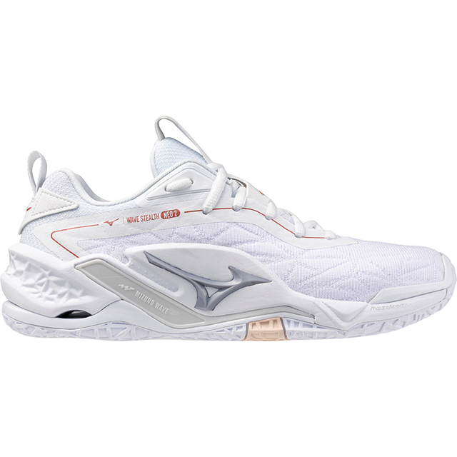 Wave Stealth Neo 2 W inomhusskor, White/Aleutian/Cloud Pink, Dam, 5.5