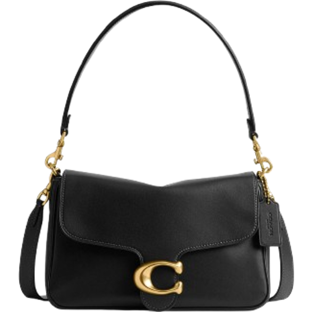 Coach Soft Tabby Leather Shoulder Bag, Black