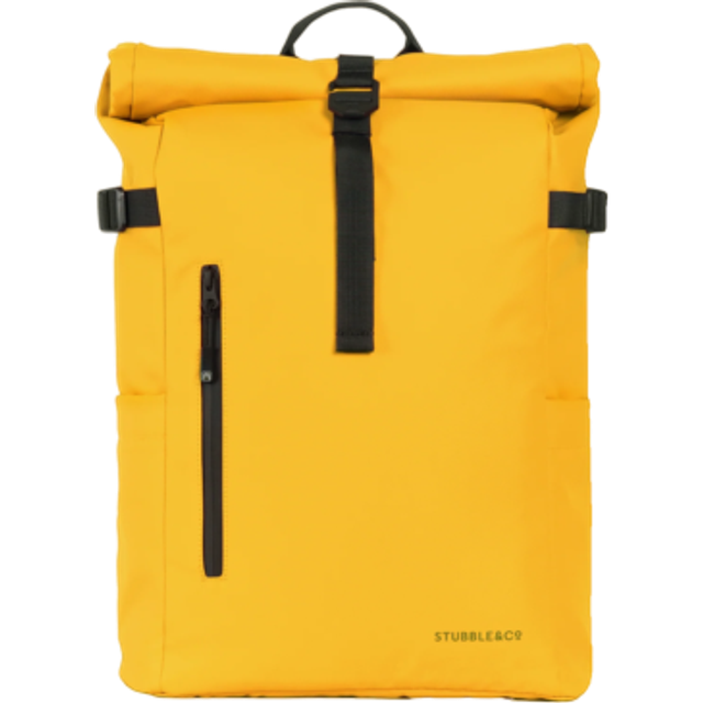 The Roll Top. Made From Recycled Plastic. 16" Laptop Pocket., Yellow
