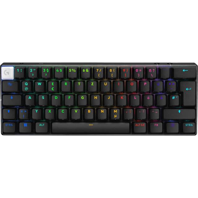 Logitech G PRO X 60 - Trådlöst speltangentbord in Svart, Deutsch (Qwertz)