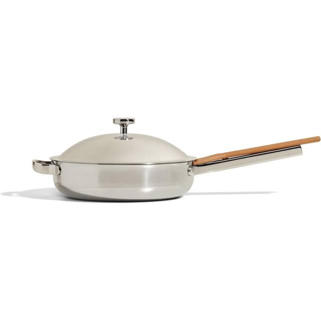 Titanium Always Pan Pro - Beechwood Spatula / Chrome