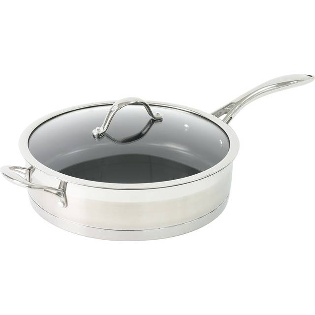 ProCook Professional Stainless Steel - Saute Pan & Lid - 28cm