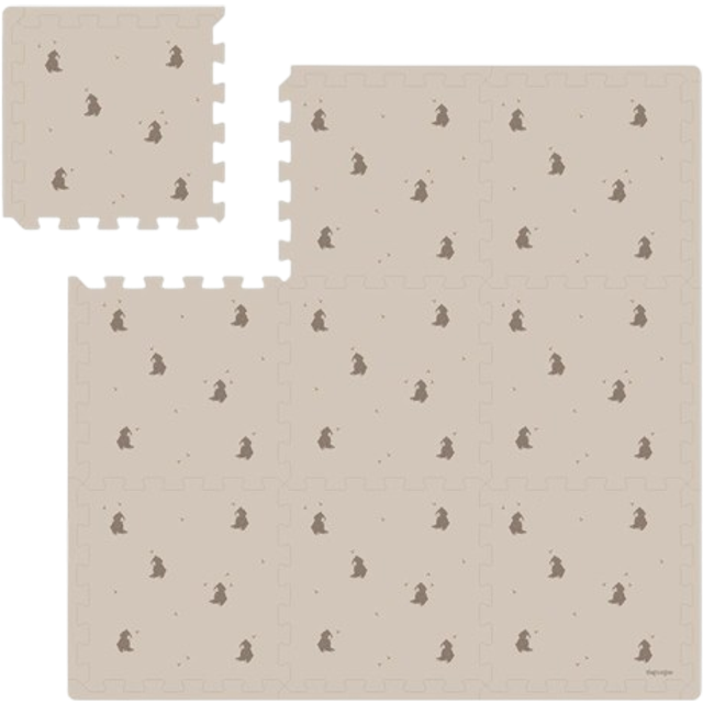 That's Mine  - Alva Foam Play Mat Square - Lekplats - Bees and bears - L:100 x W:100 cm
