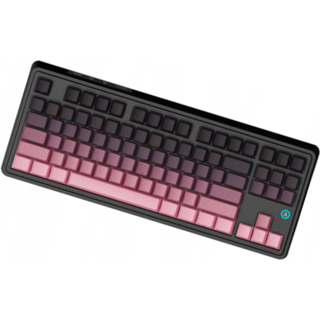 AK870 Wireless Gradient Upgrade Long battery life Full key hot-swappable Music Rhythm RBG backlight