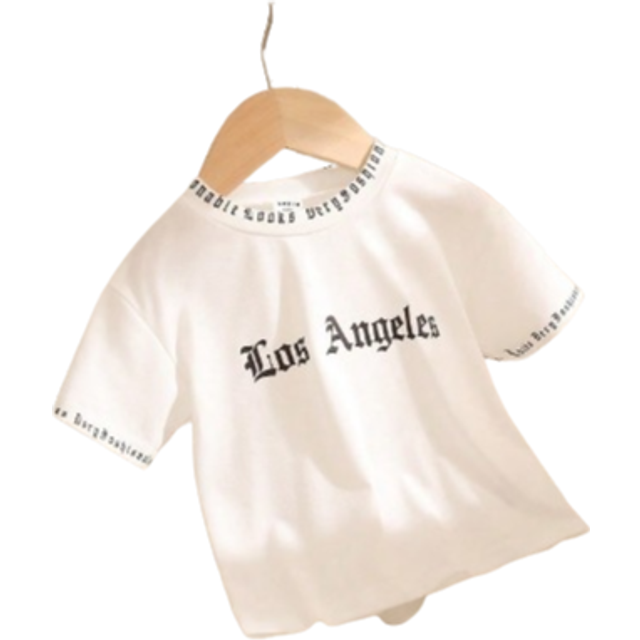 SHEIN Baby Boys&#39; Casual Sports Comfortable Daily Wear Letter Printed Top