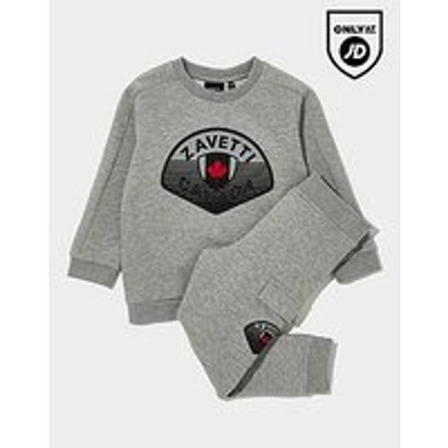 Zavetti Canada Younger Boys Botticini Reflective Sweatshirt And Jogger Set - Grey, Grey, Size Age: 3-4 Years - age: 3-4 YEARS