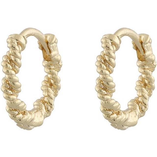 SNÖ of Sweden Exibit Small Ring Ear Plain Gold 13mm