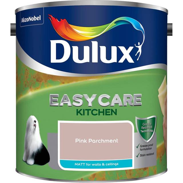 Dulux Easycare Kitchen Pink Parchment Matt Paint 2.5L