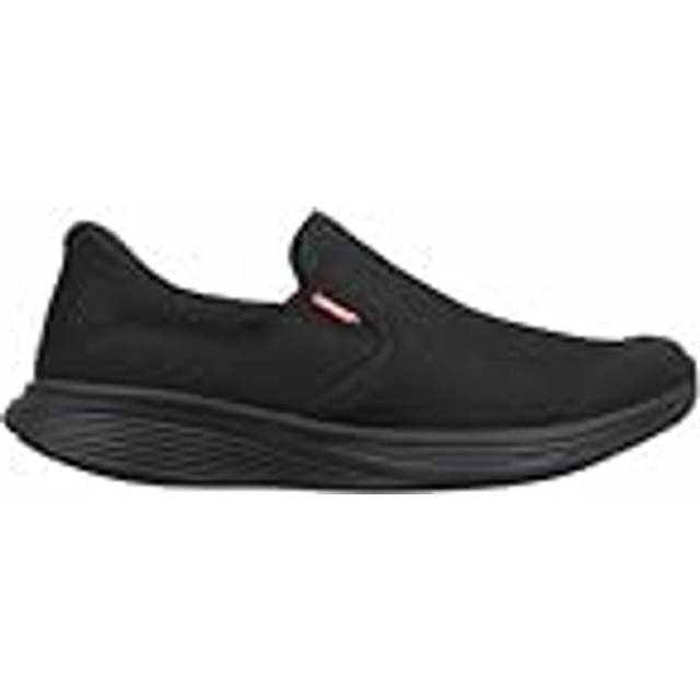 MBT SF-Modena III Slip On Sneakers för kvinnor. Fysiologiska skor med Slip & Fit Technology för enkel användning. Andningsbar mesh övre och syntetiskt läder., svart, 39.5 EU