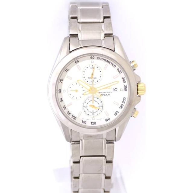 Seiko Unisex SNDC95P1 (Chronograph Quartz Titanium Bracelet SV Men's) Watch