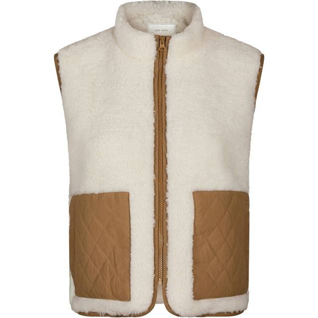 Neo Noir - Vest - Scout Teddy Waistcoat - Off White