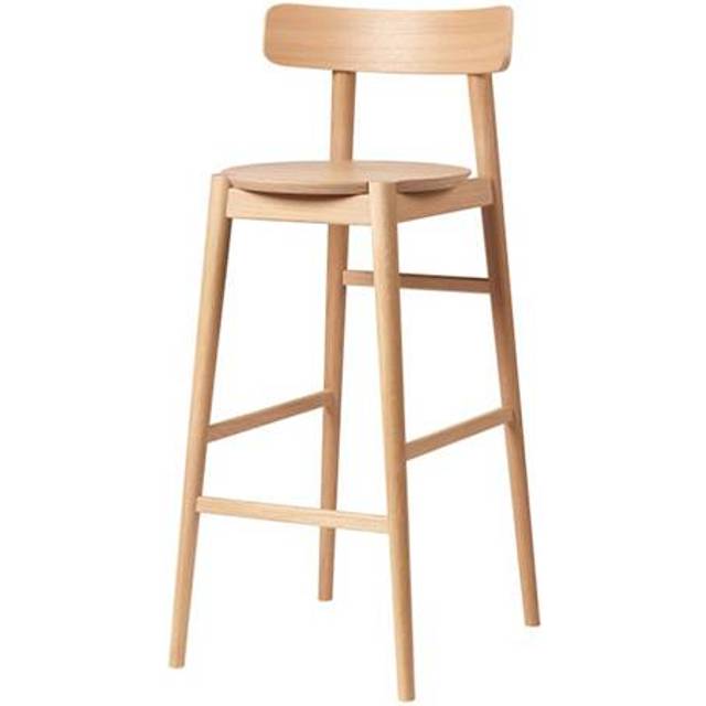 FDB Møbler J184 Øst barstol 75 cm Oak nature lacquered