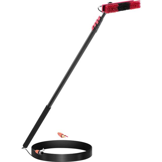 ulsonix Telescopic Brush - with water connection - for solar panels and windows - 1750 - 7200 mm ULX-SOCL L