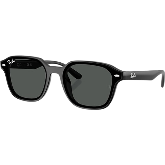 Ray - Ban Unisex RB4458D 601/87 Solglasögon Nylon Svart Grå Fyrkantig Normal