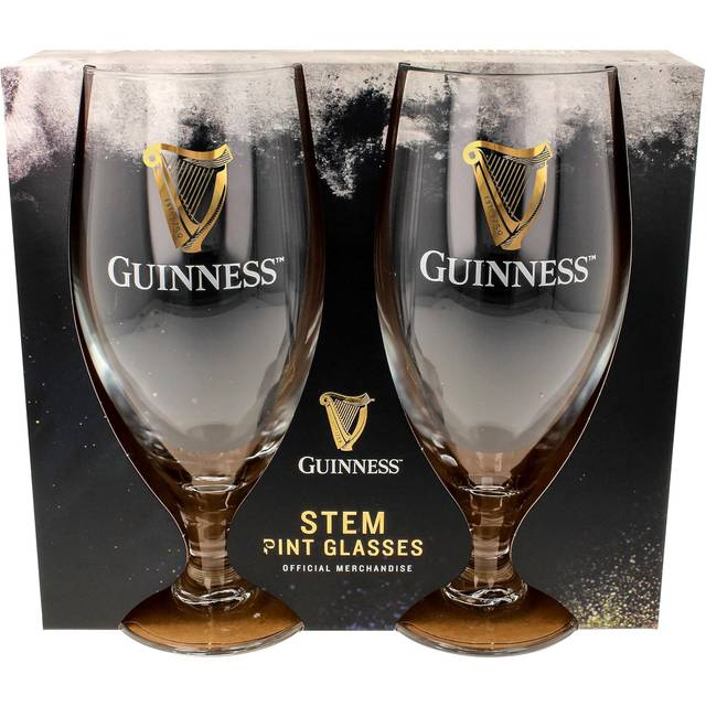 Shamrock Gift Company Guinness – pint stem glasögon – 2-pack