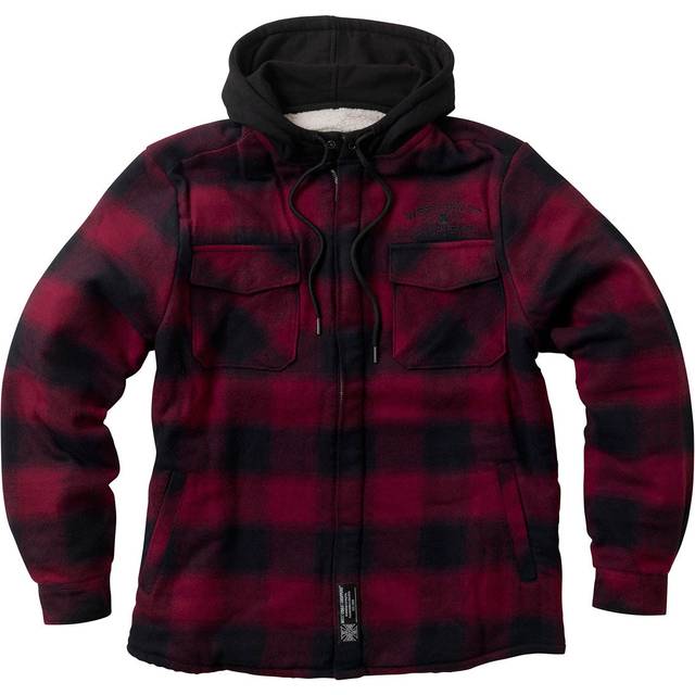 West Coast Choppers Hell Bent Flannel Jacket Red/BlackS (S)