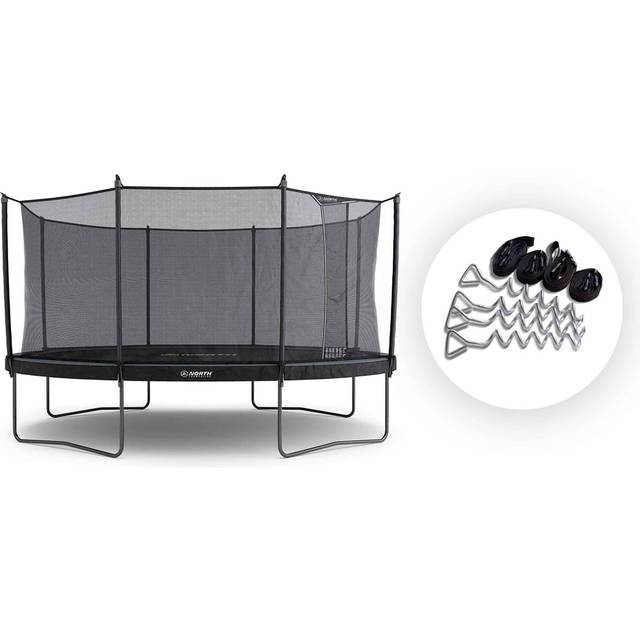 Studsmatta North Pioneer Oval / 5,0 m x 3,5 m / Studsmatta + Förankringsset