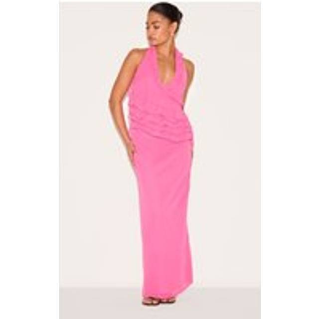 Petite Pink Mesh Maxi Skirt, Pink - 2