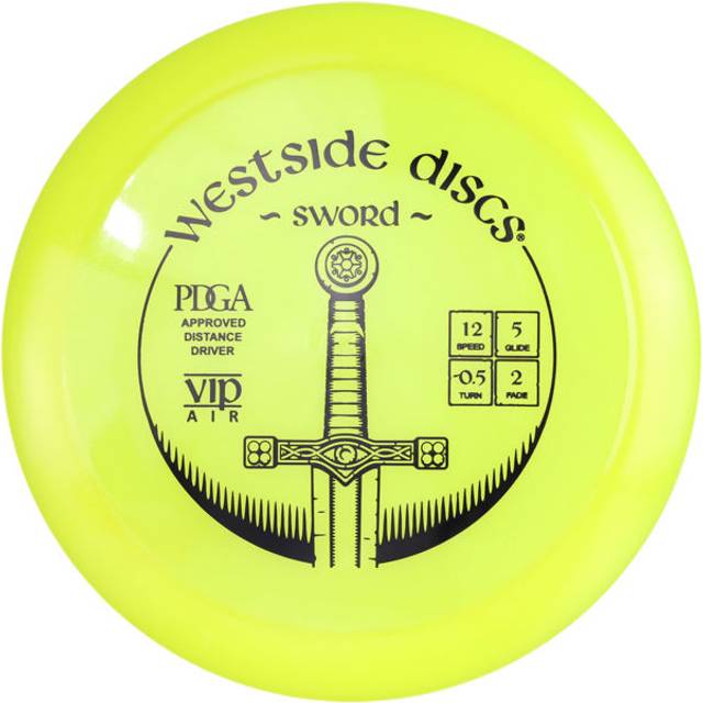 Sword VIP Distance Driver disc, Gul, Unisex, NO SIZE