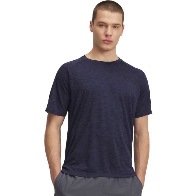 Under Armour Tech™ Textured Men's Short Sleeve Downpour Gray / Black M