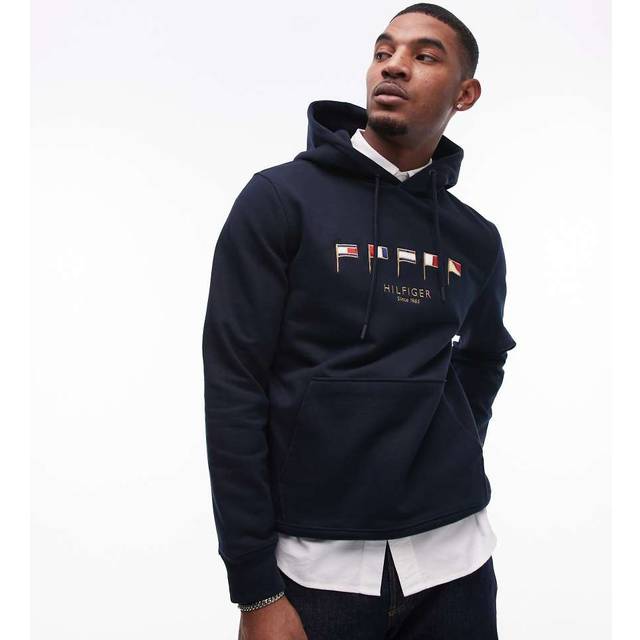 Tommy Hilfiger Multi Flag Relaxed Fit Hoodie