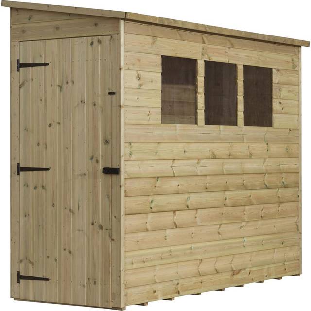 Empire Sheds Empire 2800 Pent 7x3ft Wooden Garden Shed Door Le Side Panel, Green