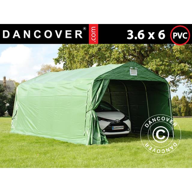Portable Garage Garage tent pro 3.6x6x2.68 m pvc, Green