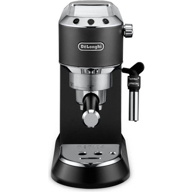 De'Longhi Dedica Style, Manuell Espressomaskin, Kaffe- och Cappuccinobryggare, EC685BK, Svart