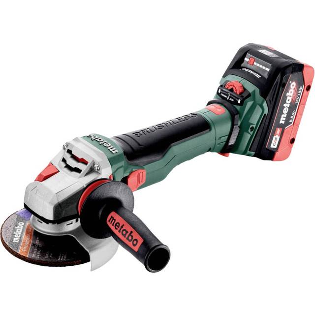 Metabo WVB 18 LTX BL 15-125 Quick 601731660 Vinkelslip batteridriven 125 mm borstfri, inkl. 2x batterier, inkl. laddare, inkl. väska 18 V 5.5 Ah