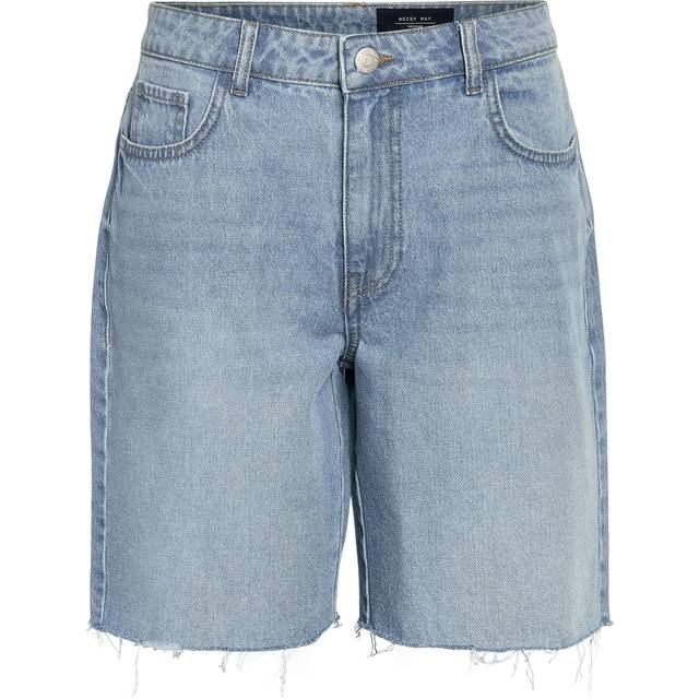 Noisy May - Holla Loose Light Blue Denim - Shorts - blue - XL - 100% Cotton,Denim
