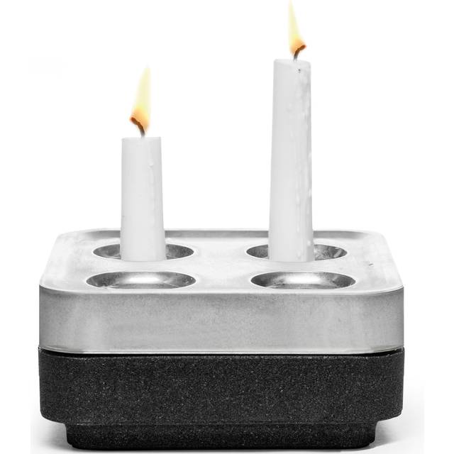 Presentkit, fyran korkskål, polerad svart - Polerad svart