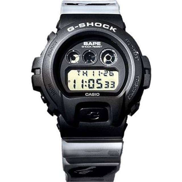 CASIO G-Shock Digital 'Black' DW-6900BAPE20-1PFP - Free