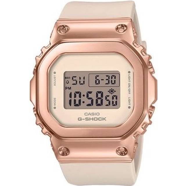 CASIO G-Shock Digital 'Rose Gold' GM-S5600PG-4PR - Free