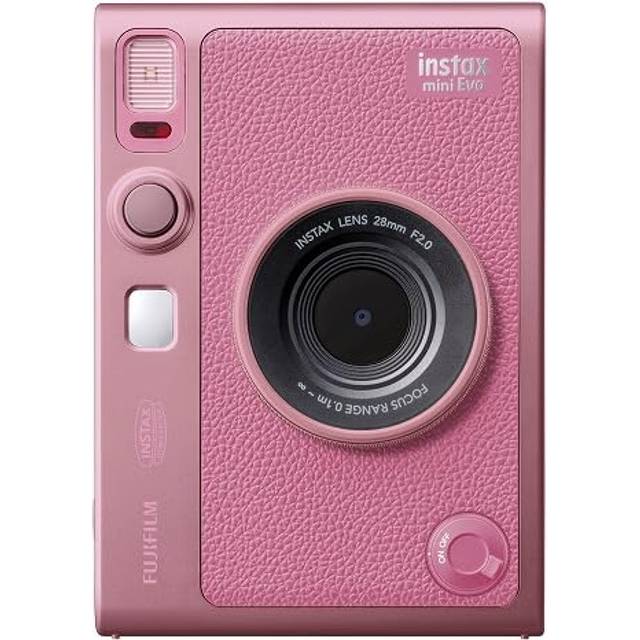 FUJIFILM Instax Evo Hybrid Instant Camera instax mini Evo Pink INS MINI EVO PINK C instax mini Evo PINK (Instant Camera/Smartphone Printer/Digital
